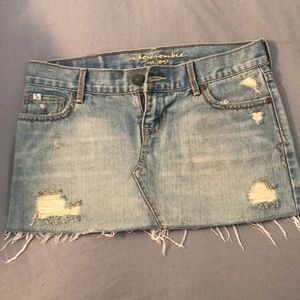 Abercrombie jean skirt